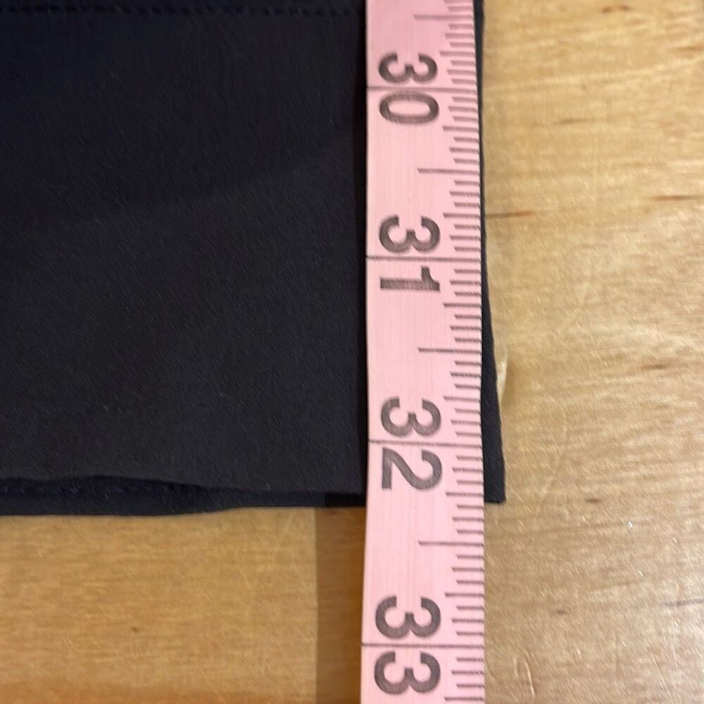 Lululemon Womens Flat Front Stretch Pocket Pull-On Track Pants Black Size Medium - Picture 10 of 11